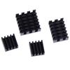 4Pcs For Raspberry Pi 4B Aluminum Heatsink Radiator Cooler Kit For Raspberry Pi