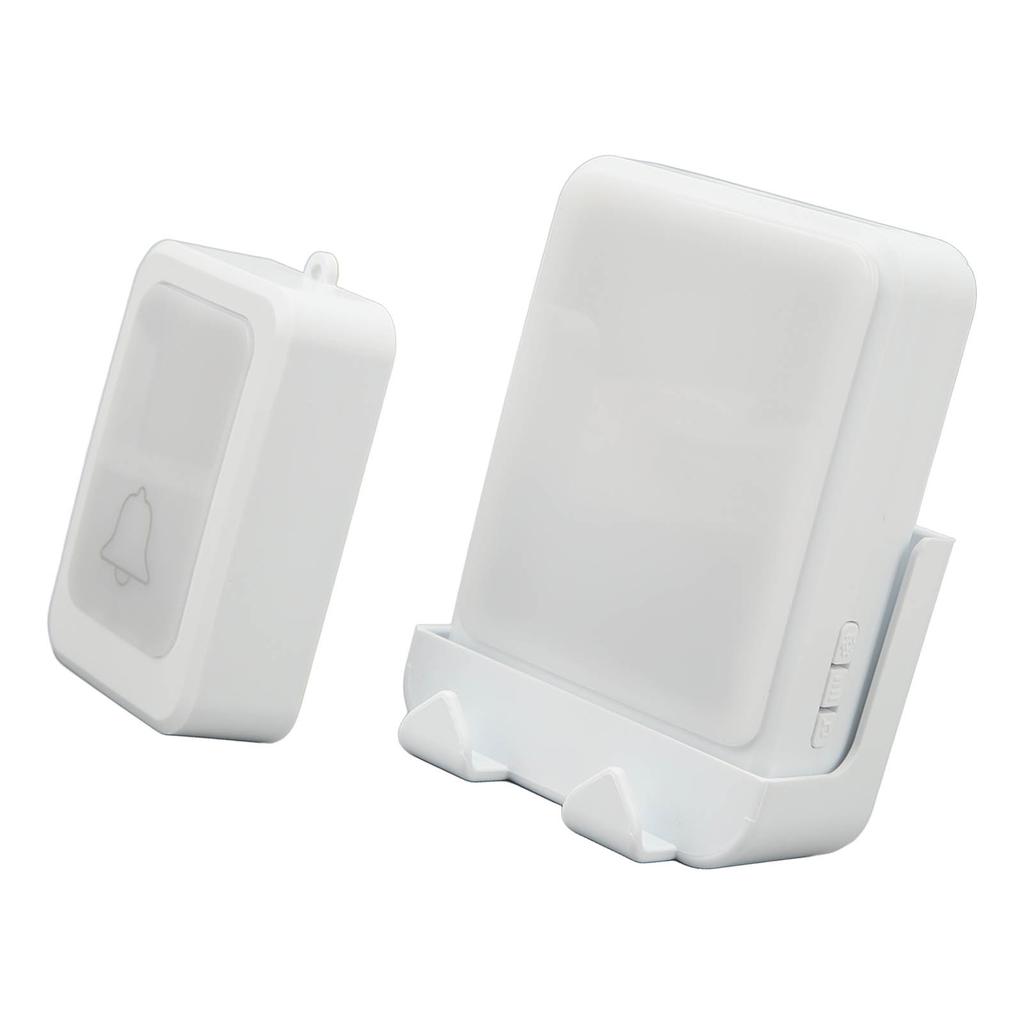 Cordless Doorbell LED Color Battery Powered Deaf Mute Services Caller for The Elderly Doorbell