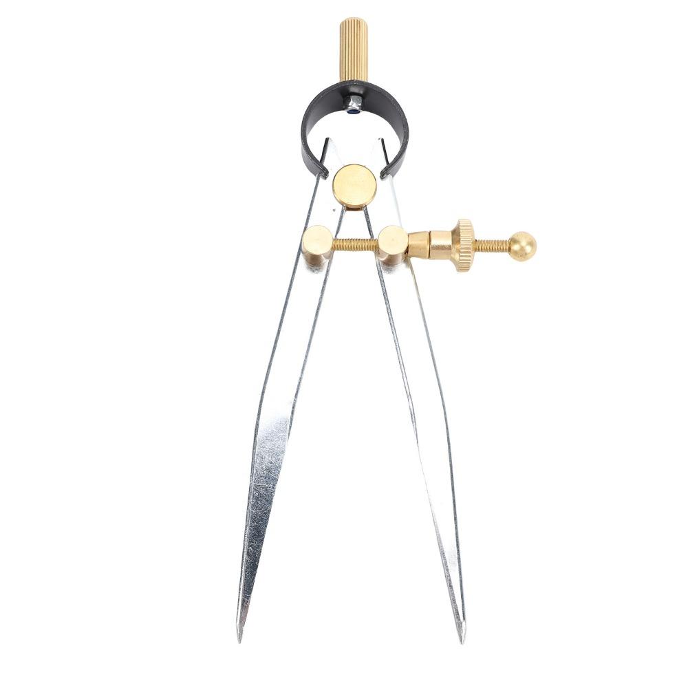Lockable Design Wing Divider Caliper Brass Fulcrum Spring Joint Caliper Metalworking Use