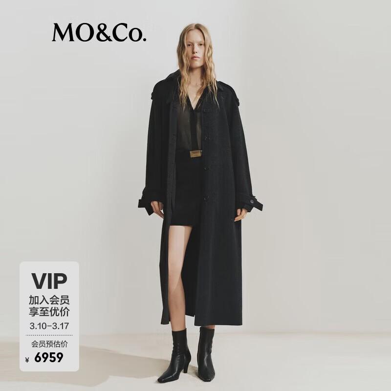 МО&Ко. Шерстяной кашемировый свитер с высоким воротником