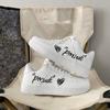 Niche Set Graffiti Board Shoes Пара студентов ретро мужская обувь повседневная спортивная обувь маленькие белые туфли