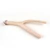 Parrot Perch Stand Y-Shaped Wood Birds Cage Parakeets Cockatiels Conures Macaws Finches Lovebirds Paw Grinding Climbing Standing Branch Pet Supplies