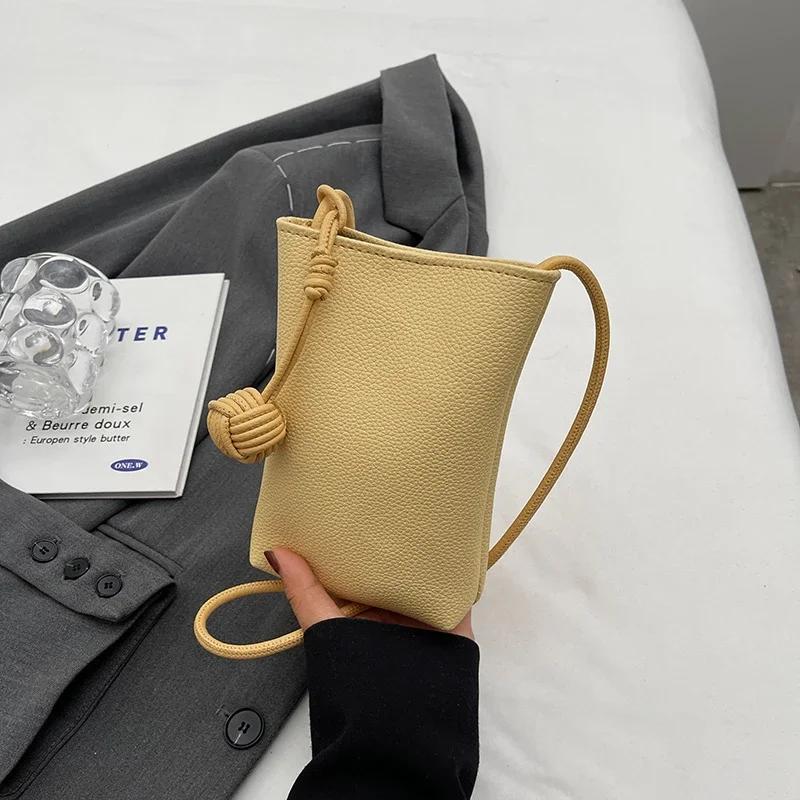 Горячая Распродажа Однотонные ПУ Мини Женские Сумки Через Плечо Новые Универсальные Сумки Для Мобильных Телефонов Кошельки Женские Сумки Через Плечо