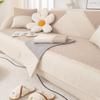 Cotton and Linen Sofa Cushion Four Seasons General Fabrics Non-Slip Cushion Cover Cloth Simple Modern Sofa Cover Slipcover Seat Cushion Thickened
