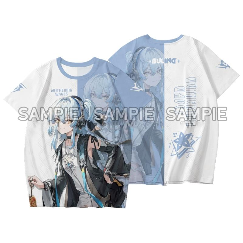 Popular Game Wuthering Waves Cartethyia Cosplay T-shirts 3D Buling Print Kids Anime Top Summer Men Women Short Sleeve O-Neck Tee