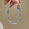 New Zircon Rectangle Clasp Bracelet Summer Cool Tone Elegant Luxury Women Jewelry