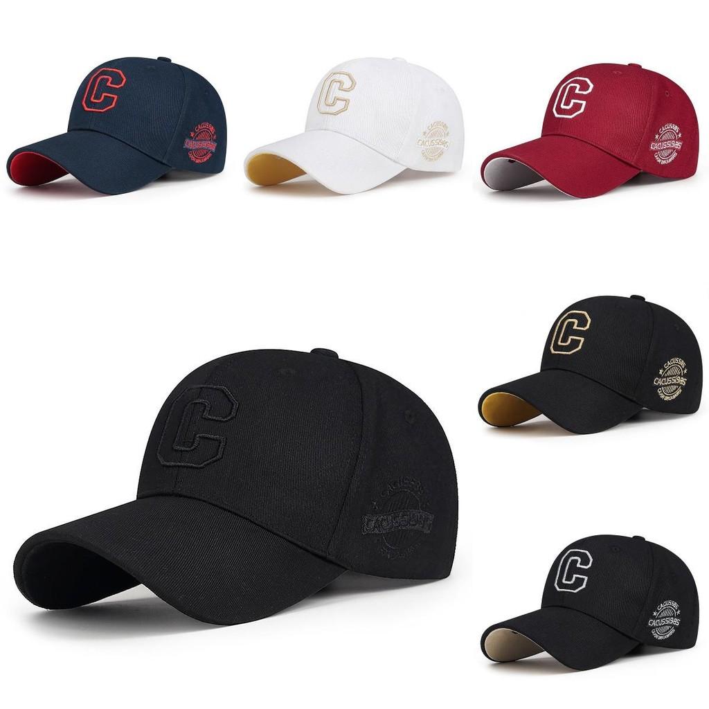 Вышивка буквы C Бейсболка Защита от ветра Кепки с козырьком Дышащая Подарок