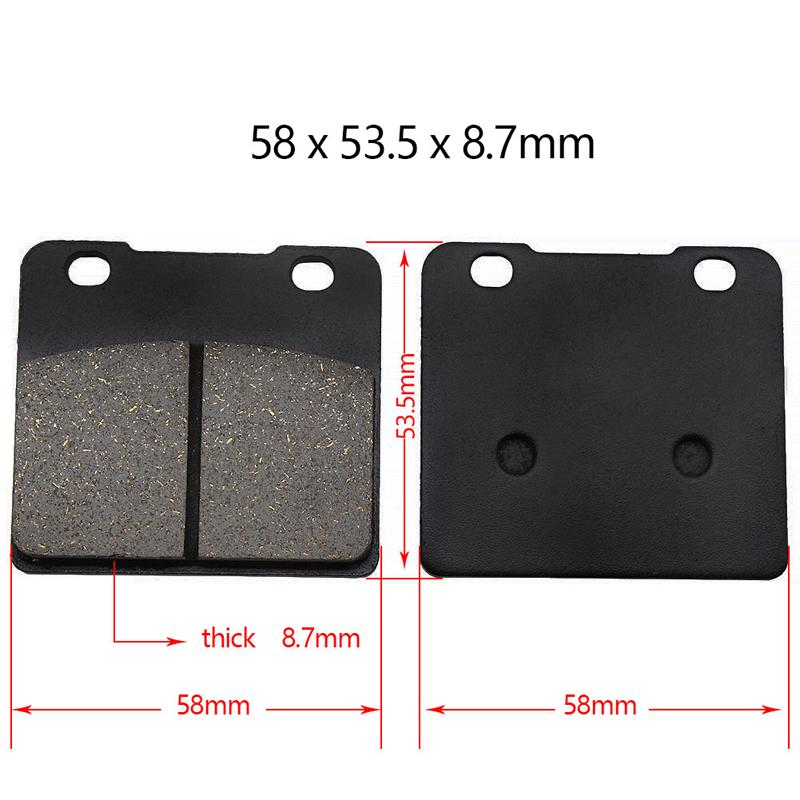 Передние и задние тормозные колодки мотоцикла для SUZUKI GSX1100 GSX 1100 Katana GV1400 GV 1400 Cavalcade VS1400 VS 1400 Intrumer VL