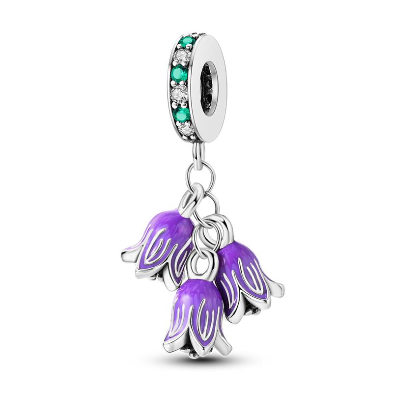 copper Unicorn Fairy Insect Flower Bead Charms Suitable Compatible With Pandora Authentic Bracelets Diy Jewellery Birthday Gift Anniversary