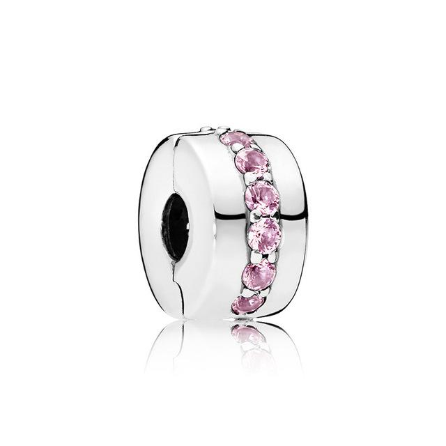 Новый модный шарм, оригинальная розовая коллекция, птица, пять лепестков, цветок, бабочка, бусины для оригинального модного женского браслета, ювелирные изделия