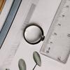 Серебряное кольцо с сапфиром nano 0.536ct, вес изделия 1,9 гр (2189053)