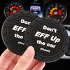 Universal Hot Phrase Car Cup Coasters (2-Pack) for Europe and America