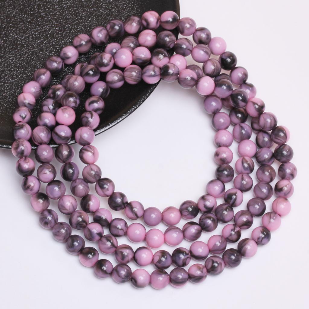 Креативные 30 шт. бисерные аксессуары имитация нефрита камень облака эффект смолы изготовление ювелирных изделий мода ручная работа браслет ожерелье аксессуары круглый 8 мм