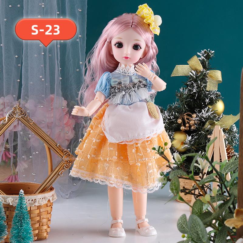 30cm Bjd Doll 23 Moveable Joints 12 Inch Christmas Dolls With Clothes and Shoes Kids Toys For Girl's Christmas Gifts