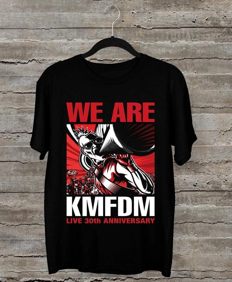 KMFDM Группа Мы KMFDM Подарок для фаната Черная Футболка всех размеров