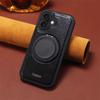 Suitable for Apple 16promax Phone Case Rotating Stand Magnetic Attraction IPhone15 Full Cover Anti-drop Business Leather Case