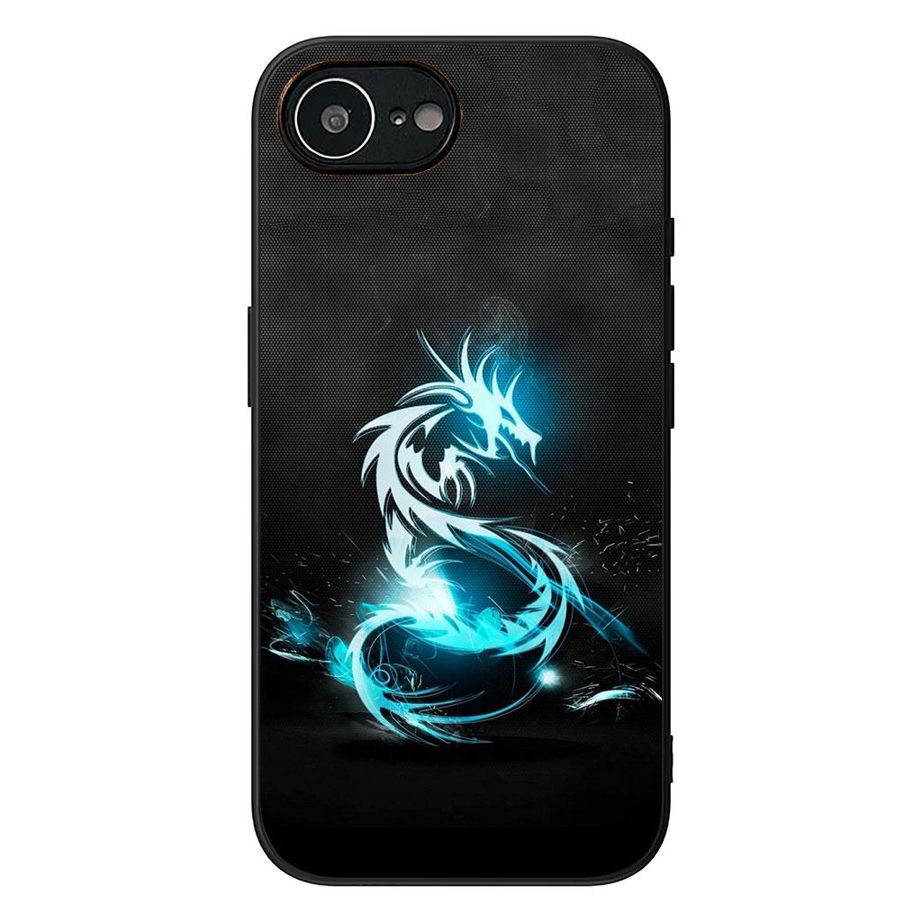 Чехол для Apple iPhone 16 15 14 Plus 13 12 Mini 17 Pro Max + ProMax 16E Air Чехол для телефона Золотой Черный Дракон Обои