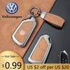 Для VOLKSWAGEN VW Чехол для умного дистанционного ключа автомобиля из цинкового сплава, Полная защитная оболочка, Брелок для VW Volkswagen ID.3 ID.4 Golf 8 2022 20