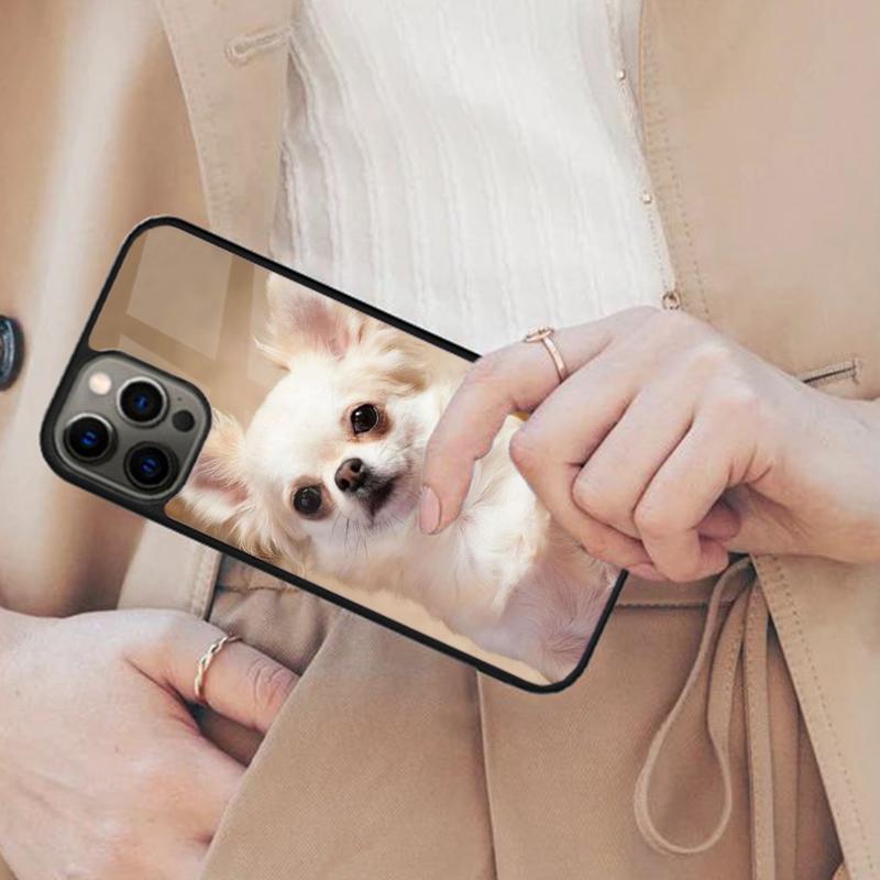Чихуахуа Собака Милое Животное Магнитный Чехол для Телефона Для APPLE iPhone 17 Air 16 14 13 12 Pro Max 15 Plus Беспроводная Зарядка MagSafe Чехол