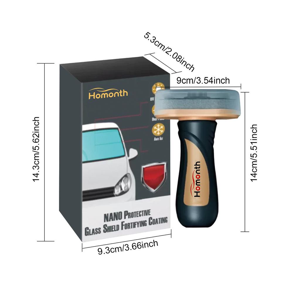 Homonth Nano Car Window Protector Dustproof Protective Glass Shield Automotive Window Films Car Exterior Accessories Car Care