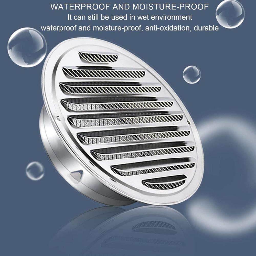 Vent Windproof Hood Chimney Air Protector Bathroom Exhaust Vents Pipe Outlet Accessory Triple- Wall Caps Rain 70mm