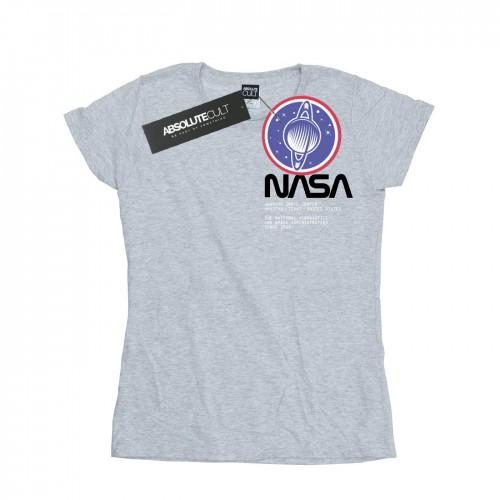 NASA Womens/Ladies Johnson Worm Pocket Print Cotton T-Shirt