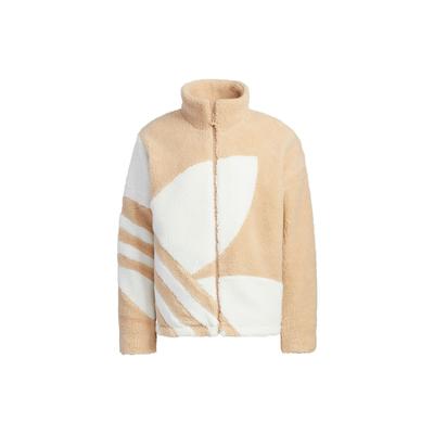 adidas Куртка унисекс из плотного флиса Originals Коричневая HR3487