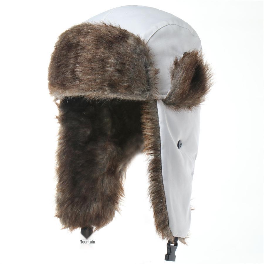 Unisex Camouflage Windproof Cycling & Skiing Hat with Ear Protection - Thickened for Autumn/Winter