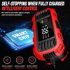 12V 2A Car Battery Charger Digital Display Motorcycle Battery Charger Fully Automatic Battery Charger for Motorcycle Batteries
