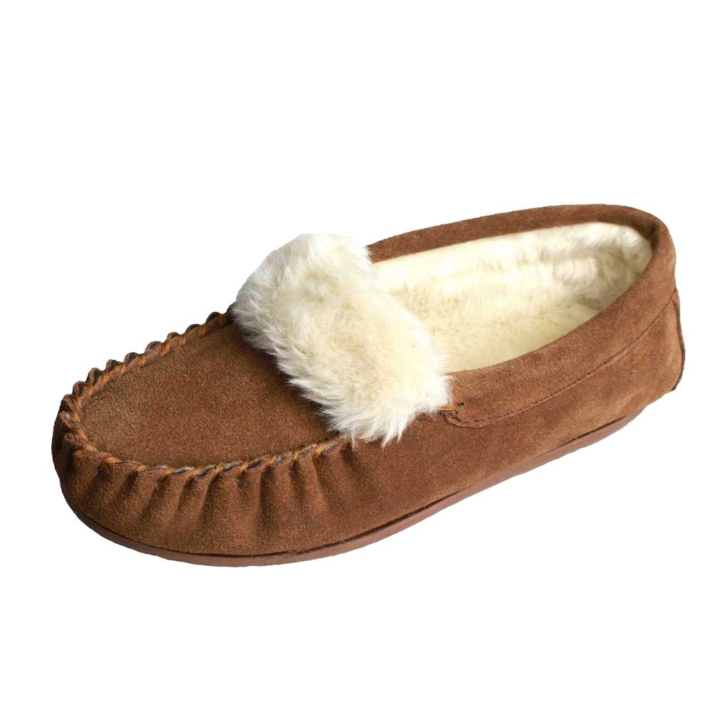 Eastern Counties Leather Womens/Ladies Zoe Plush Lined Moccasins