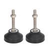 2PCS Furniture Glide Swivel Leveling Mounts Adjustable Table Chair Leg Leveling Pads D50xM8x50