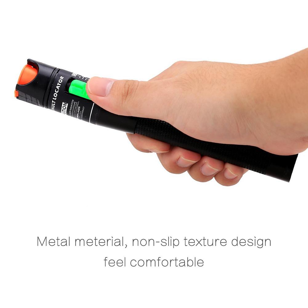 30mW 30km Visual Fault Locator Fiber Optic Cable Tester Red Light Pen Red Laser Cable Detector Telecommunication Testing Tool
