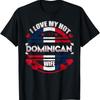 Новая лимитированная мужская футболка I Love My Hot Dominican Wife Republic S 3Xl
