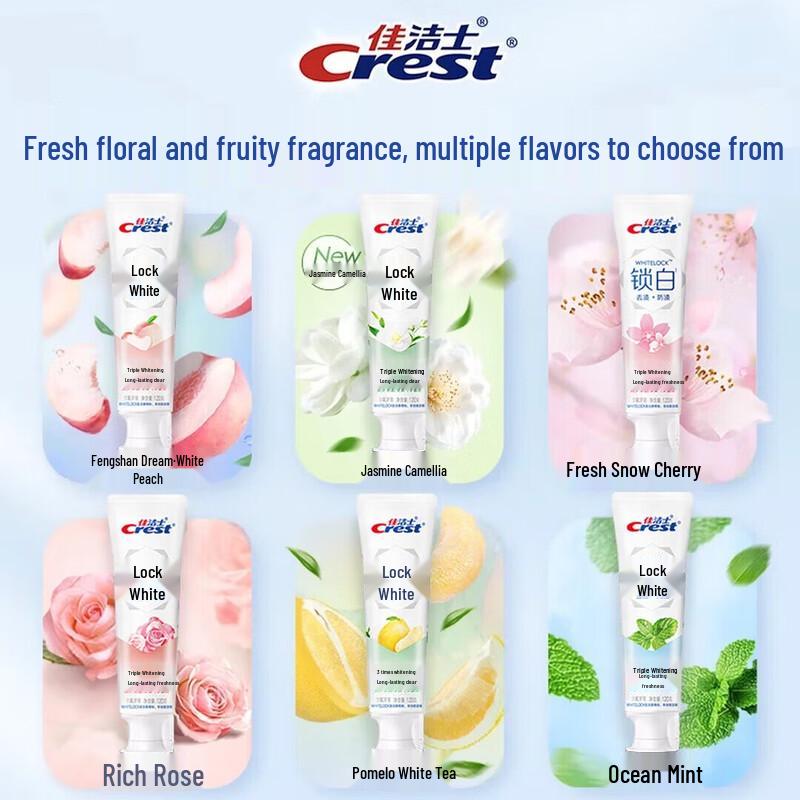 Crest Отбеливающая зубная паста с фиксацией аромата