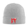 Red geometric symbol sloth design Unisex Women Unisex Knitted Hat Beanie Pullover Cap Winter Thermal Warm Christmas Outdoor Cycling