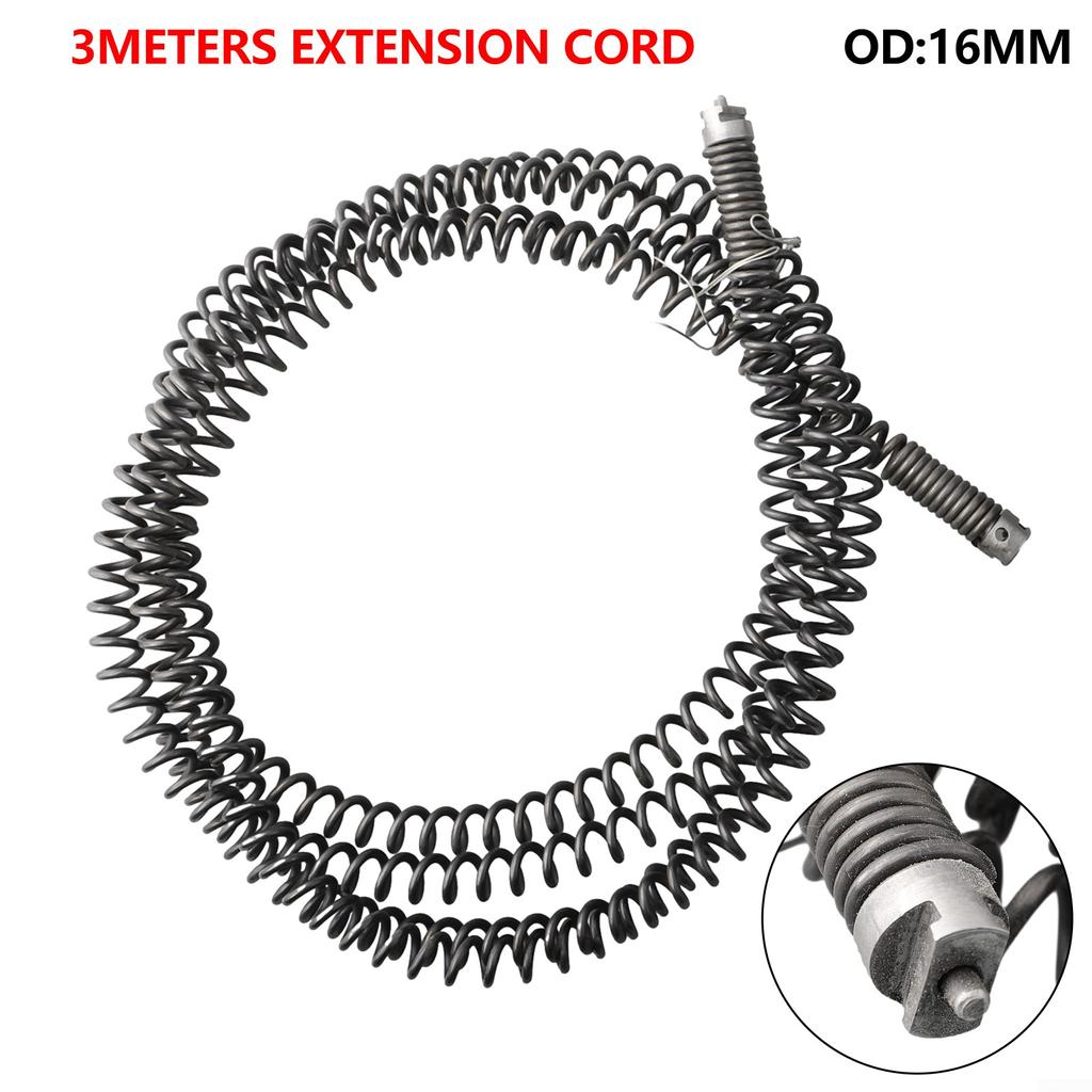 5-метровая электрическая дрель, дренажный инструмент для выемки грунта, пружинный очиститель раковины, инструмент для дноуглубления канализации
