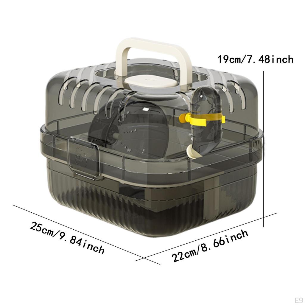 Клетка для хомяка Среда обитания Легкий Зоотовары Прозрачный Переноска для путешествий для мелких животных