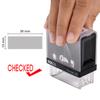 Checked Self Inking Rubber Stamp Custom Colop Office Stationary P20 Mini Stamper