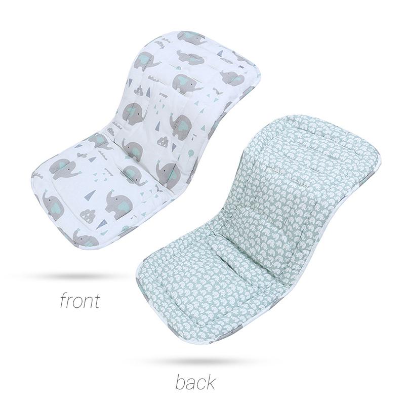 Удобный хлопковый коврик для детской коляски Four Seasons, мягкая подушка для сиденья, детский коврик для сиденья, подушка для детской коляски для детей от 0 до 27 месяцев