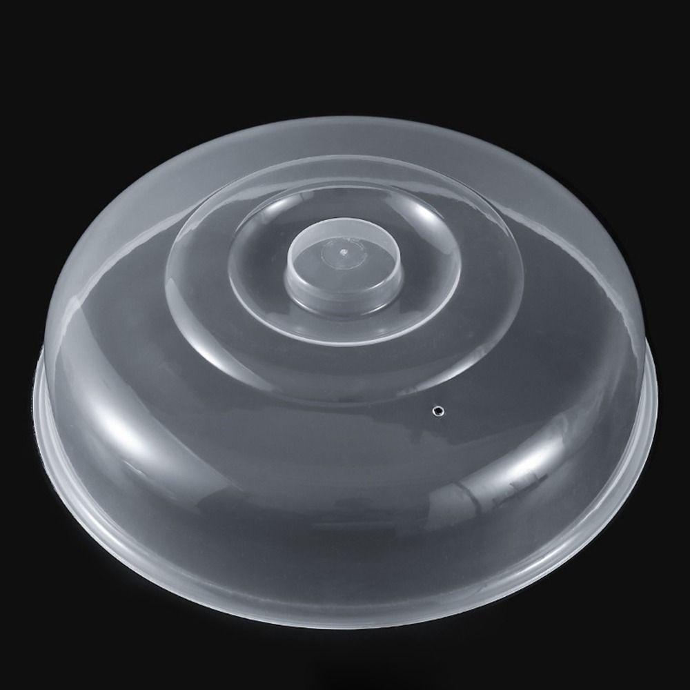 1Pcs Reusable Vented Microwave Splatter Cover Lid Food Fresh Keeping Plastic Universal Covering for Kitchen Bowls Cake Dish