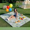 Водонепроницаемый толстый коврик для пикника и пляжа 2025 года - Портативный, влагозащищенный для кемпинга и отдыха на природе