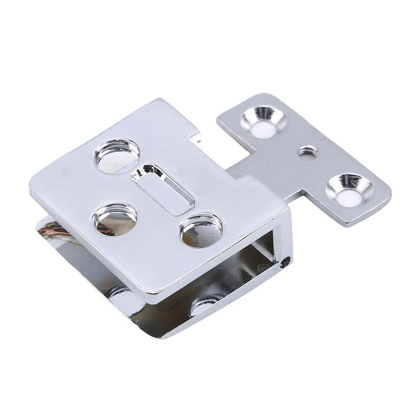 Зажимы для стеклянных дверных петель из нержавеющей стали для винного шкафа, хлебного шкафа, шкафа, дверных ворот, зажимы для дверных петель 5-9 мм