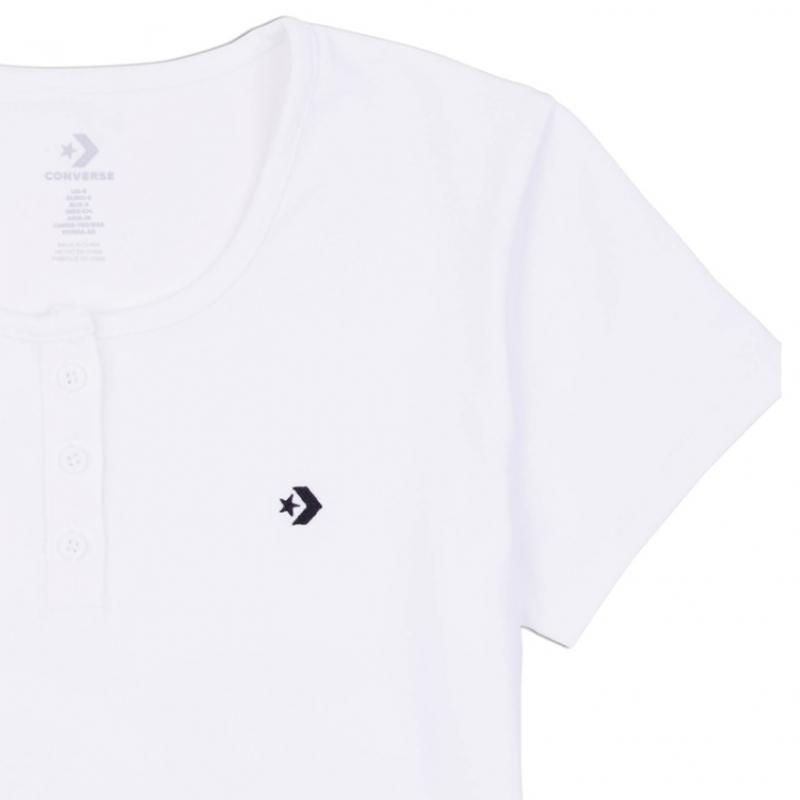 Converse Футболка со звездным шевроном белая 10028245 A02