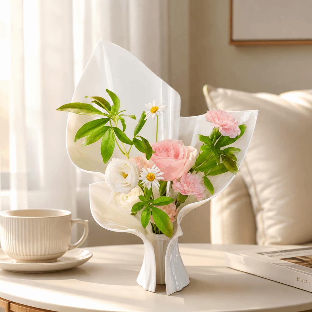 Creative Desktop Ornament 3D Printing Flower Display Container Flower Bouquet Vase Home