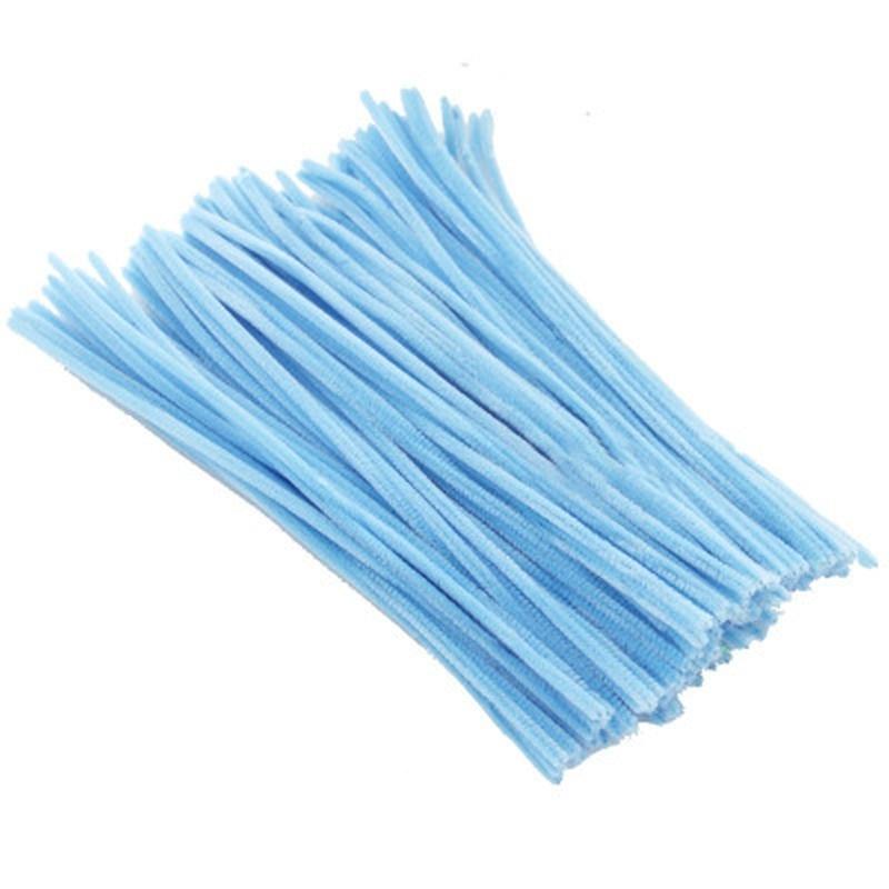 100 шт./набор палочек из синели DIY игрушки для творчества веселые игры разноцветная шерсть