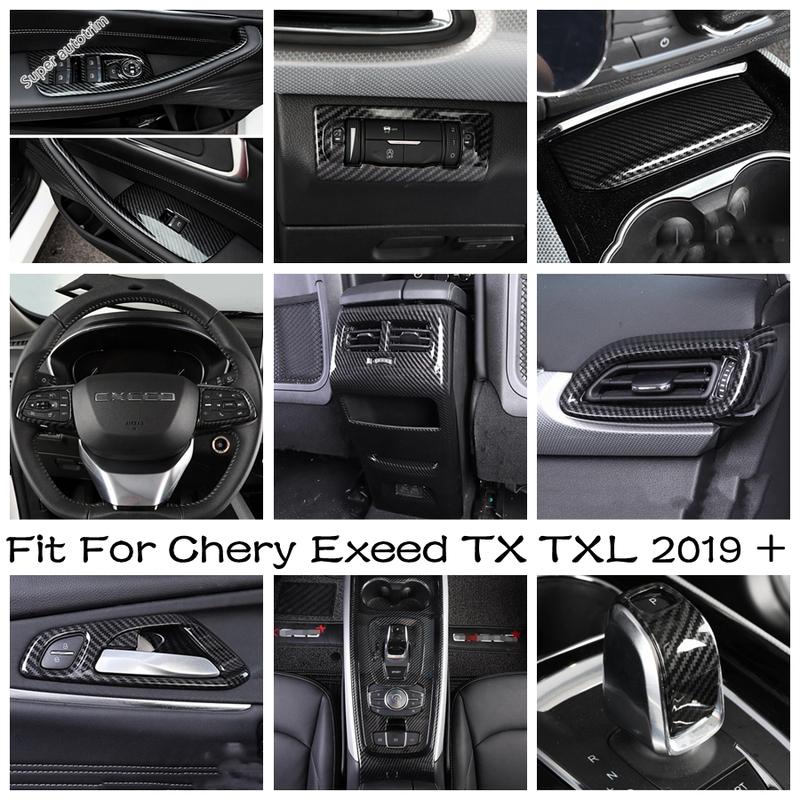 Armrest Rear Air Conditonnal Vent Cover Trim Dashboard AC Outlet Decoration Frame For Chery Exeed TX TXL Accessories