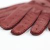 Отличные перчатки HERMES Serie Button Водительские перчатки Бордовая ягнячья кожа Женские 6.5 Б/у