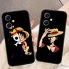 Чехол для телефона с логотипом Luffy из One Piece для Redmi Note 15 14 13 12 12S 11 11T 11S 10 9T 9 Pro, ТПУ Чехол Funda, DIY Оболочка Capa Cover