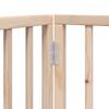 6 Piece Foldable Dog Gate 480 cm Poplar Wood