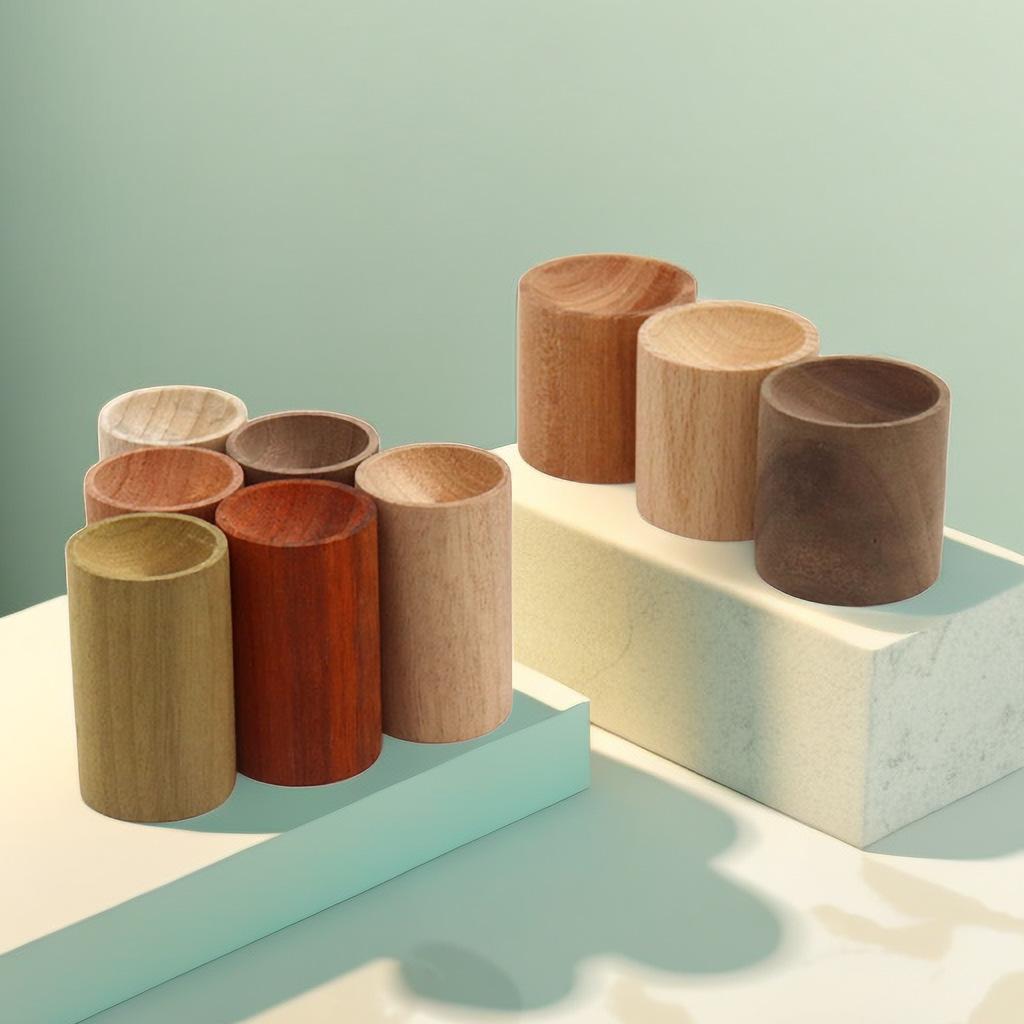 1 шт. Расширенный ароматный цилиндр из дерева для помещения, настольный, с рассыпчатым ароматом, бук/орех/бубинга, дерево для распространения ароматерапии